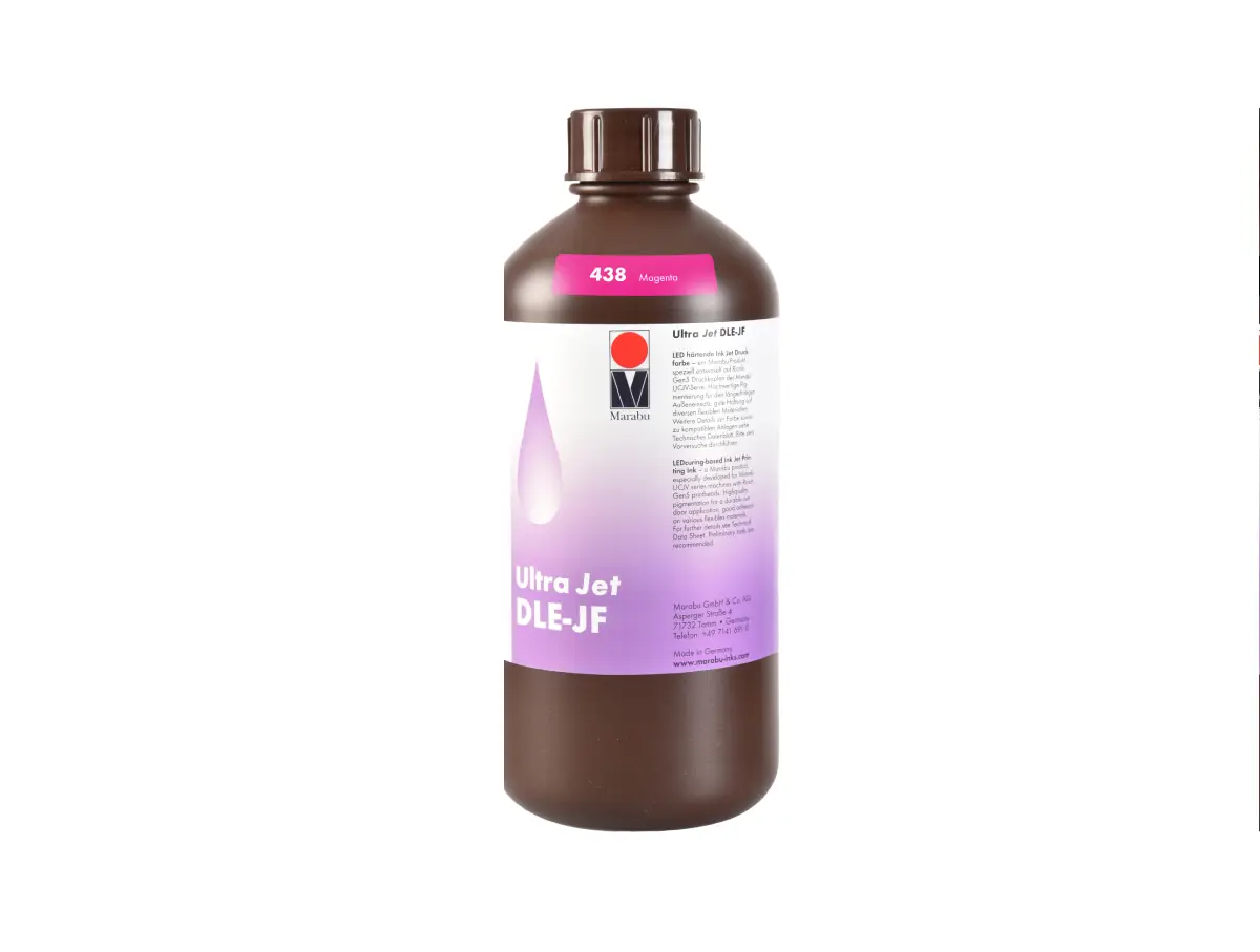 УФ чорнило для друку Marabu Ultra Jet DLE-JF 438 Magenta
